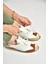 U973645209 Beyaz/taba Spor Ayakkabı Sneakers 4