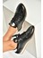 U820730409 Siyah Spor Ayakkabı Sneakers 1