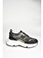 U973568209 Siyah Kalın Tabanlı Spor Ayakkabı Sneakers 5