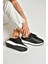 U555605603 Siyah Kalın Tabanlı Spor Ayakkabı Sneakers 4