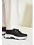 U239032604 Siyah Kumaş Kalın Tabanlı Spor Ayakkabı Sneakers 2