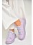 P602045002 Lila Süet Kadın Spor Ayakkabı Sneakers 5