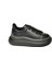 T820664009 Siyah Kalın Tabanlı Spor Ayakkabı Sneakers 5