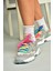 U602602502 Gri Süet Kadın Spor Ayakkabı Sneakers 2