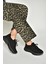 U239004004 Siyah Kumaş Spor Ayakkabı Sneakers 1