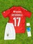 Benfica Kerem Aktürkoğlu Kırmızı 2024/2025 Yeni Sezon Futbol Çocuk Forması 4'lü Set 2
