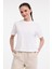 Wl Unı 11kt70 5fx Ekru Kadın Kısa Kol T-Shirt 1
