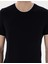 Erkek Lacivert Slim Fit Bisiklet Yaka Triko Tişört 50307401-VR033 6