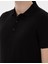 Erkek Siyah Slim Fit Düğmeli Polo Yaka Triko Tişört 50307320-VR046 6