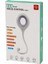 USB Smart Voıce Control Light Sesli Işık Ayarlı Mini Yuvarlak USB 16 Ledli Lamba Akrobat Kollu 2W 5V-0.5A 1