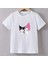 Kaliteli Pamuk Penye Kız Çocuk Baskılı Tshirt 5 6 7 8 9 10 11 12 13 14 Yaş Kuromi 1