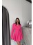 Ceket Elbise Pens Detaylı - Pembe 4