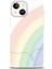 iPhone 15 Plus Kılıf Hd Baskılı - Soft Gökkuşağı 1