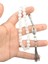 Gümüş Imame Gümüş Püskül Küre Kesim 8x8 mm Doğal Necef Taşı Tesbih 3