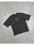 Aurelius Füme Baskılı Oversize T-Shirt 1