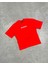 See The World Kırmızı Oversize T-Shirt 1