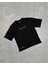 Reincarnation Baskılı Siyah Oversize T-Shirt 1