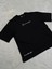 Reincarnation Baskılı Siyah Oversize T-Shirt 2