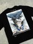 Reincarnation Baskılı Siyah Oversize T-Shirt 3