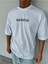 See The World Beyaz Oversize T-Shirt 1