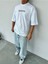 See The World Beyaz Oversize T-Shirt 2