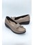 Kadın Vizon Hakiki Deri Comfort Topuk Jelli Ayakkabı ( ELM-0042 ) 4