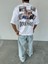 Dimension Baskılı Beyaz Oversize T-Shirt 2