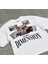 Dimension Baskılı Beyaz Oversize T-Shirt 4
