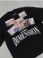 Dimension Baskılı Siyah Oversize T-Shirt 5