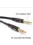 Derwell 3.5 mm Aux Kulaklık Mikrofon Dönüştürücü Birleştirici Kablo Çevirici Aparat 3