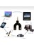 Kulaklık Mikrofon Ayırıcı Çoklayıcı 3.5mm Splitter Switch Stereo Dönüştürücü 2