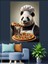 Pizza Yaparken Panda Şef Dekoratif Kanvas - Mdf Ahşap Tablo 2