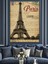 Eyfel Kulesi ve Paris 1889 Dekoratif Kanvas - Mdf Ahşap Tablo 1