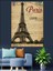 Eyfel Kulesi ve Paris 1889 Dekoratif Kanvas - Mdf Ahşap Tablo 4