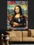 Dolar Mona Lisa Dekoratif Kanvas - Mdf Ahşap Tablo 3