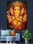 Tanrı Ganesha Dekoratif Kanvas - Mdf Ahşap Tablo 4