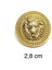 Kaban Mont Düğmesi/ Aslan Model / Gold / 6 Lı Set / 2,8 Cm 3