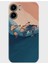Y15S Kılıf Baskılı Silikon ve Telefon Tutucu - Pastelmap 1