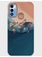 Spark 7 7t Kılıf Baskılı Silikon ve Telefon Tutucu - Pastelmap 1