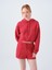 Loose Crop Kadın Sweatshirt 1