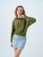 Loose Crop Kadın Sweatshirt 1
