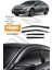 Honda Civic Fc5 2016-2022 Arası Kromlu Cam Rüzgarlığı 4'lü 1