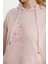 Kapüşonlu Oversize Eşofman Takım - Pembe 5
