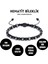 Hematit Bileklik - Iden Black Silver Bileklik - Tasarım Bileklik 4 mm Ayarlanabilir 1