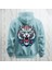 Tiger Büyük Sırt Baskılı Kapüşonlu Sweatshirt Hoodie Kalın Kumaş 3 Iplik Şardonlu 1