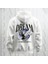 Dream Kanatlı Kuş Sırt Baskılı Kapüşonlu Oversize Sweatshirt Hoodie Kalın Kumaş 3 Iplik Şardonlu 1