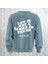 Life Is Just A Series Of Tricks Baskılı 3 Iplik Şardonlu Oversize Bisiklet Yaka Sweatshirt 1