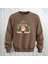 Noel Baba Ho Ho Ho! Baskılı Bisiklet Yaka Kalın Kumaş Oversize Sweatshirt 3 Iplik Şardonlu 1