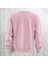 Stay Groovy Kalp Şekilli Baskılı Kalın Kumaş 3 Iplik Oversize Bisiklet Yaka Sweatshirt 2