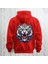 Tiger Büyük Sırt Baskılı Kapüşonlu Sweatshirt Hoodie Kalın Kumaş 3 Iplik Şardonlu 1